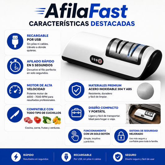 AfilaFast - Cuchillos Afilados en Segundos