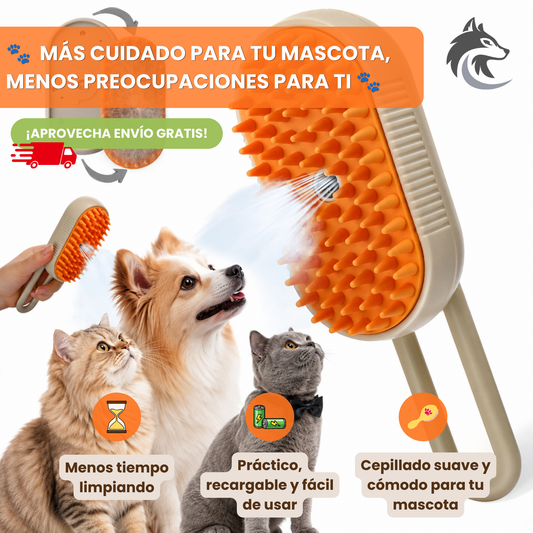 Cepillo a Vapor para Mascota