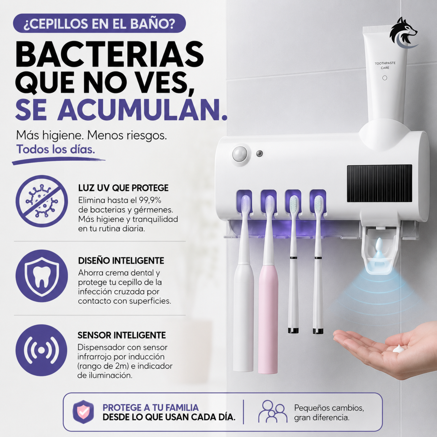 CleanCare UV - Tu cepillo, siempre limpio