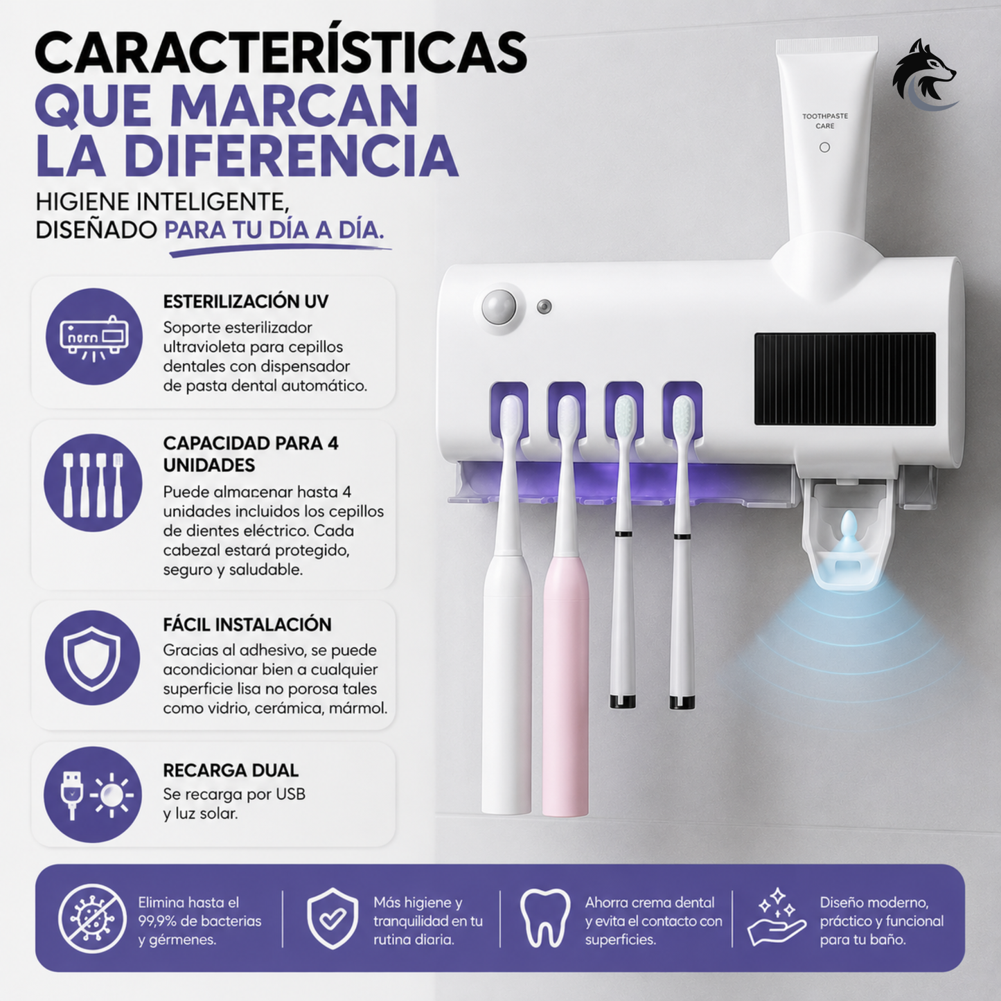 CleanCare UV - Tu cepillo, siempre limpio