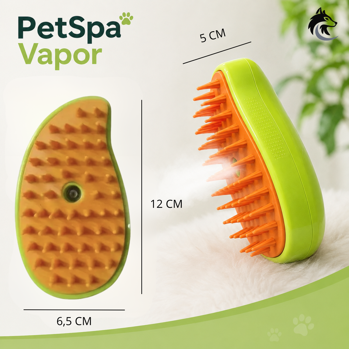PetSpa Vapor - Menos pelo suelto, más brillo