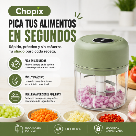 Chopix 250ml - Pica tus alimentos en segundos