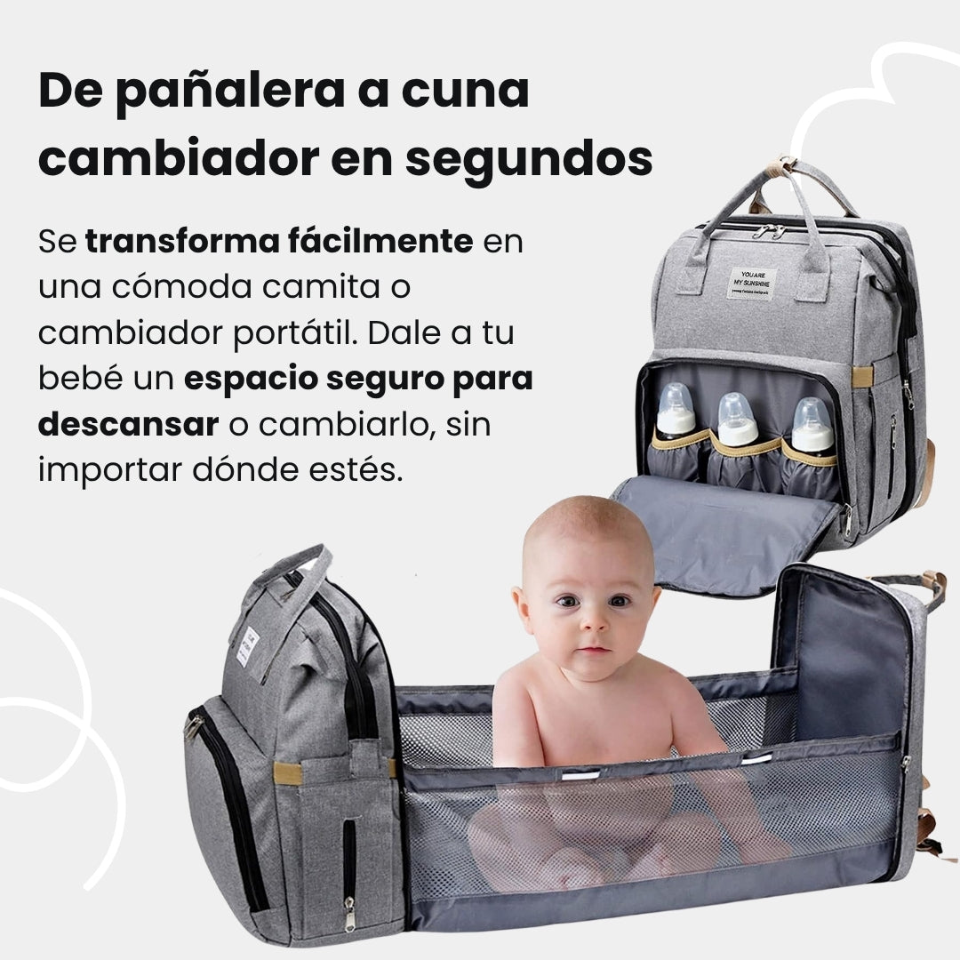 Mochila Pañalera 3 en 1